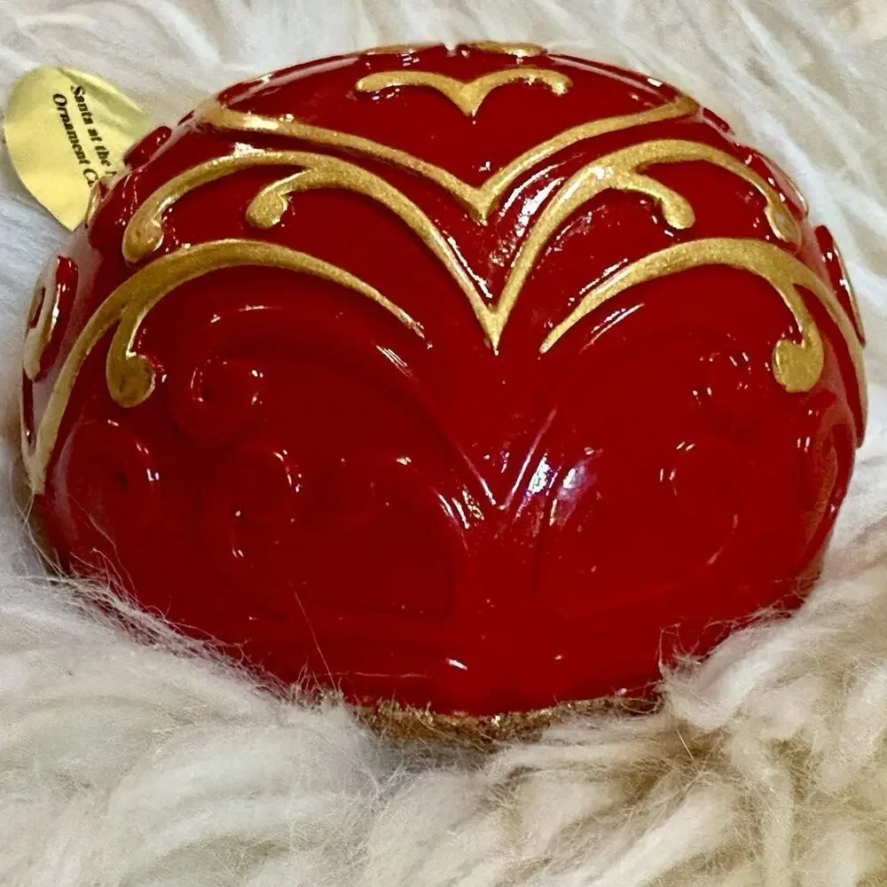 Danbury Mint Santa At The North Pole Sleigh Ride Christmas Ornament Collectible